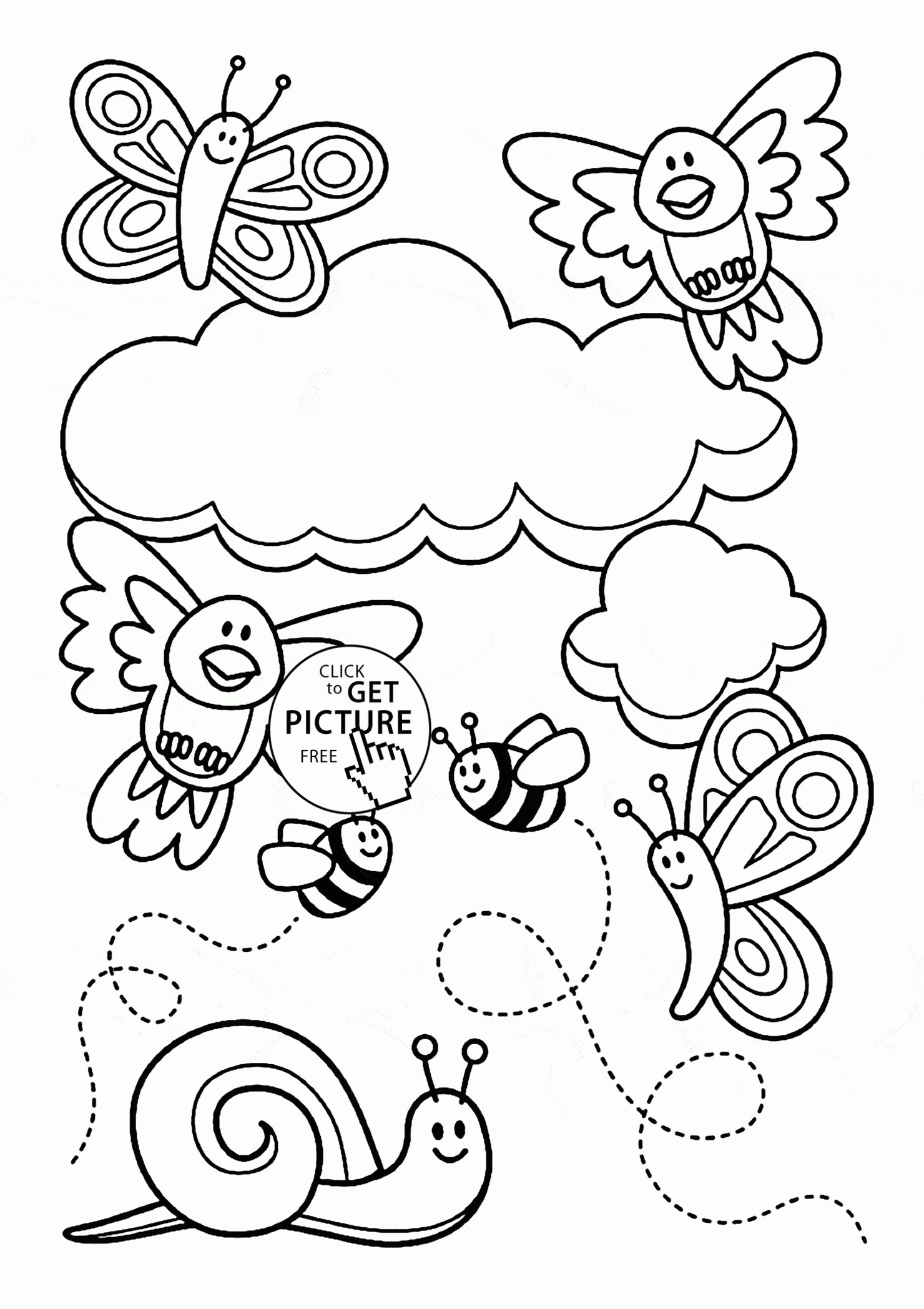 80 Printable Spring Nature Coloring Pages 22