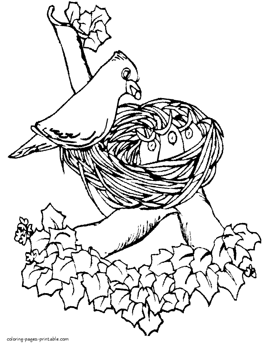 80 Printable Spring Nature Coloring Pages 37