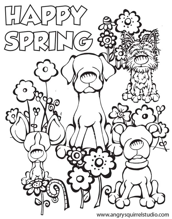 80 Printable Spring Nature Coloring Pages 38