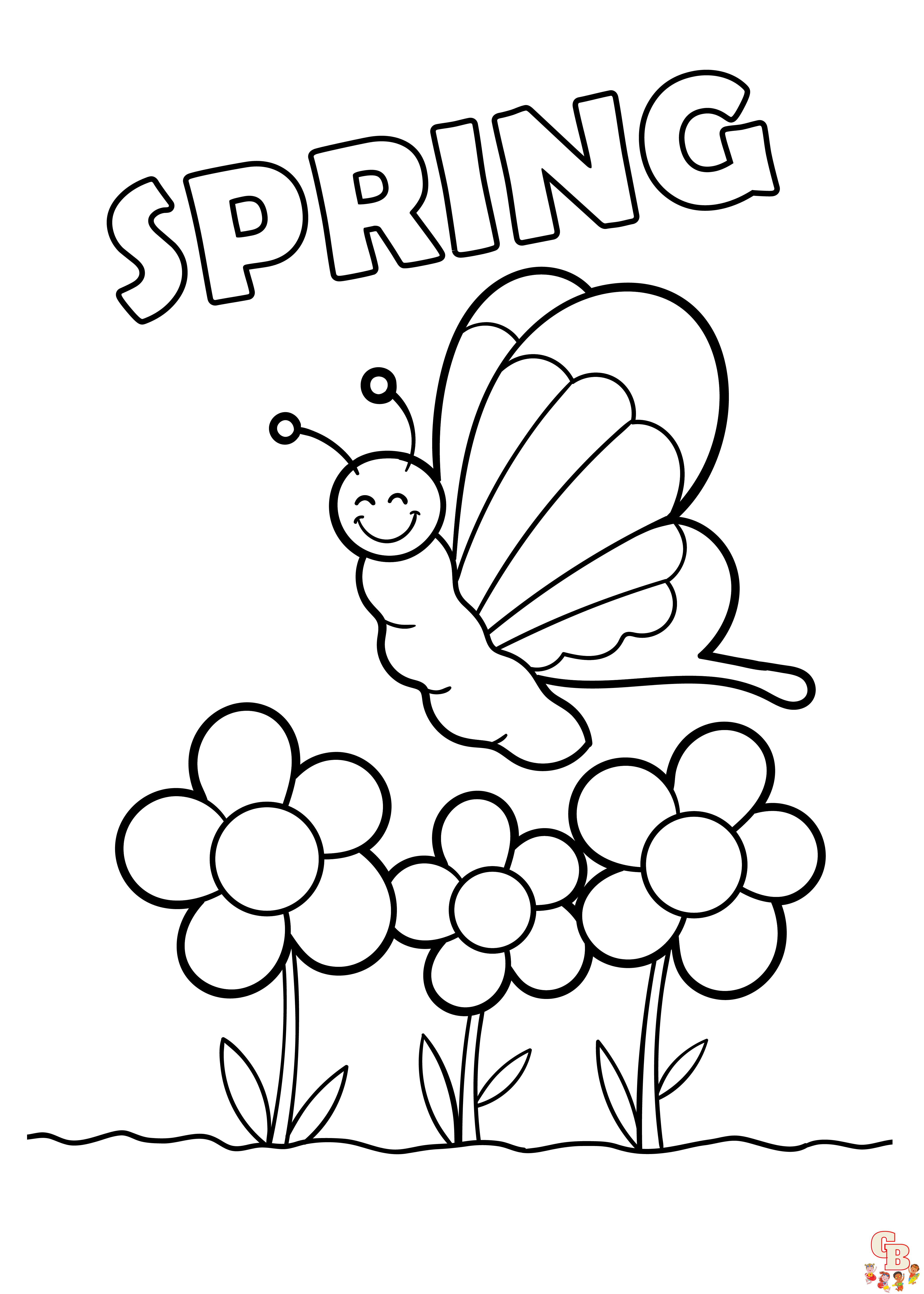 80 Printable Spring Nature Coloring Pages 46