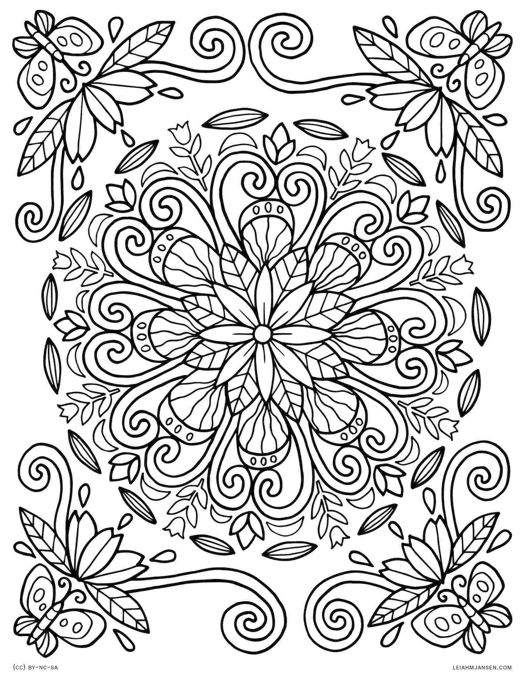 80 Printable Spring Nature Coloring Pages 5