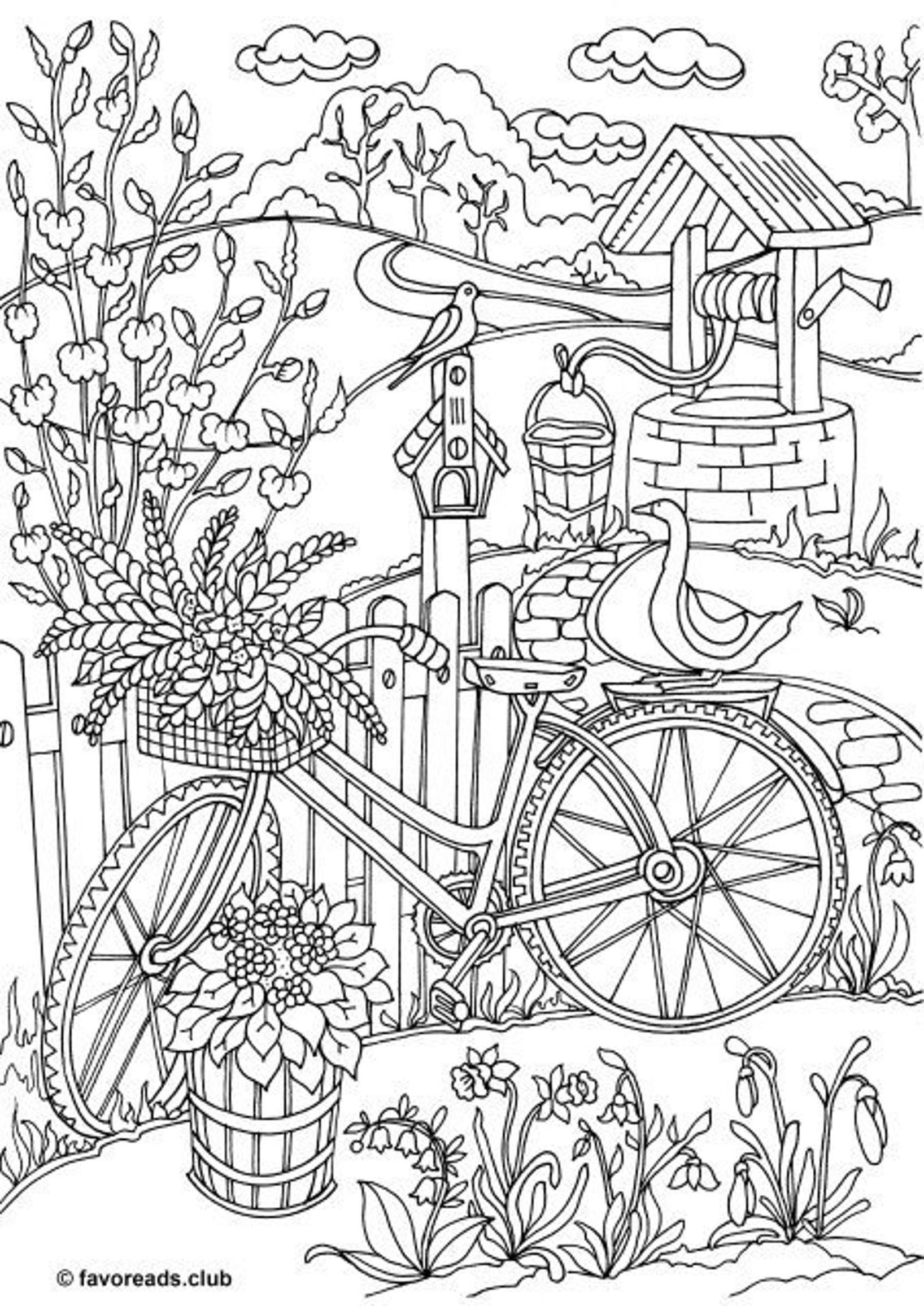 80 Printable Spring Nature Coloring Pages 74