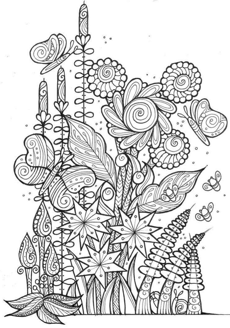 80 Printable Spring Nature Coloring Pages 75