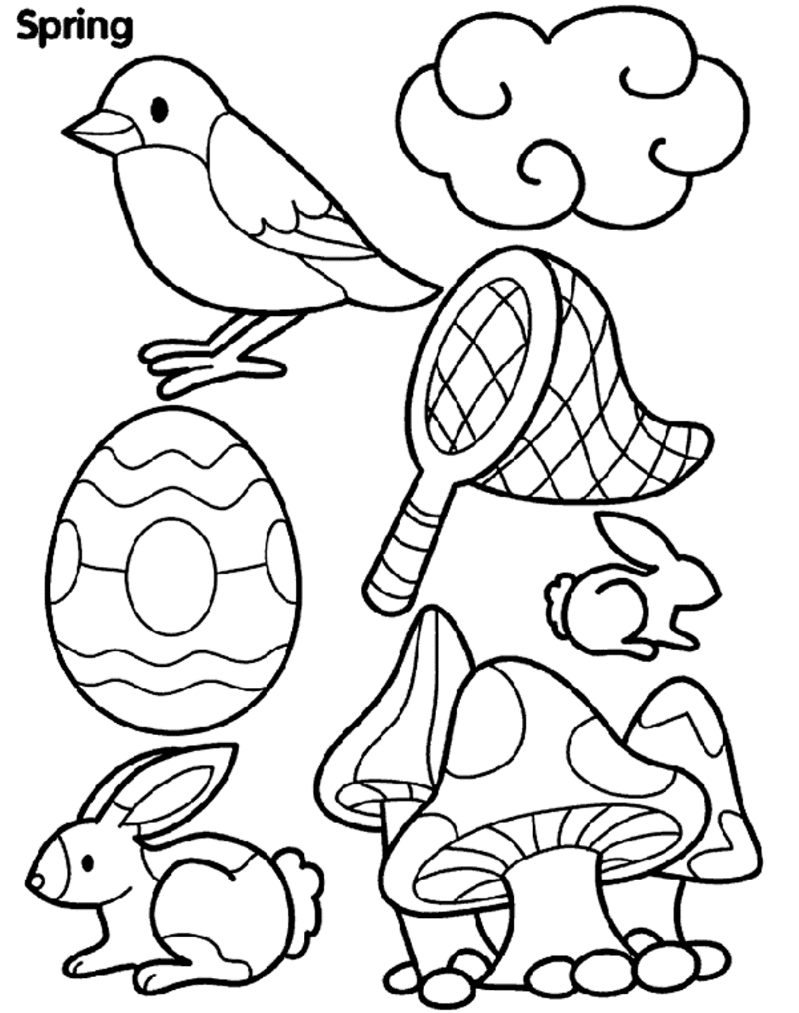 80 Printable Spring Nature Coloring Pages 81