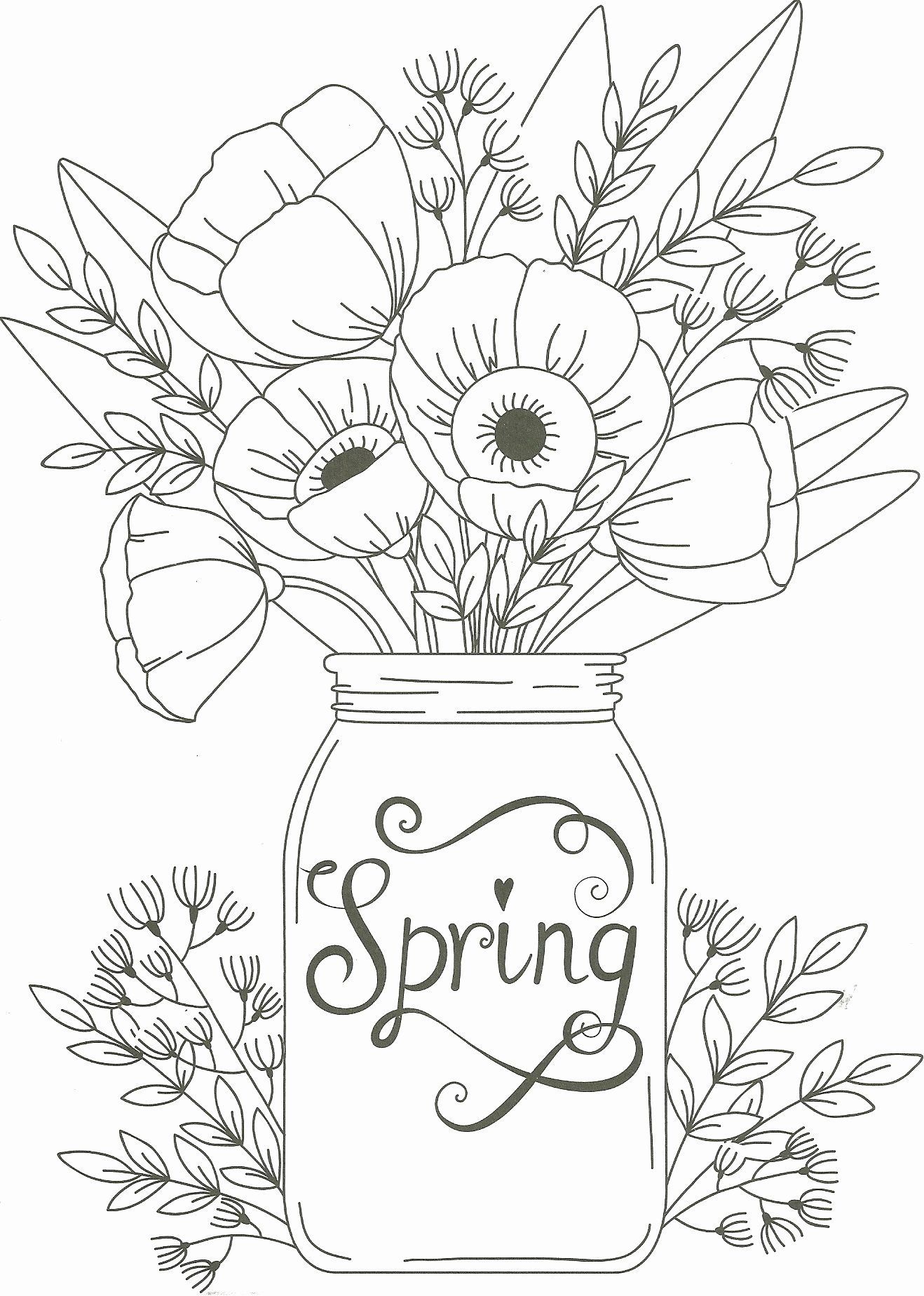 80 Printable Spring Nature Coloring Pages 9