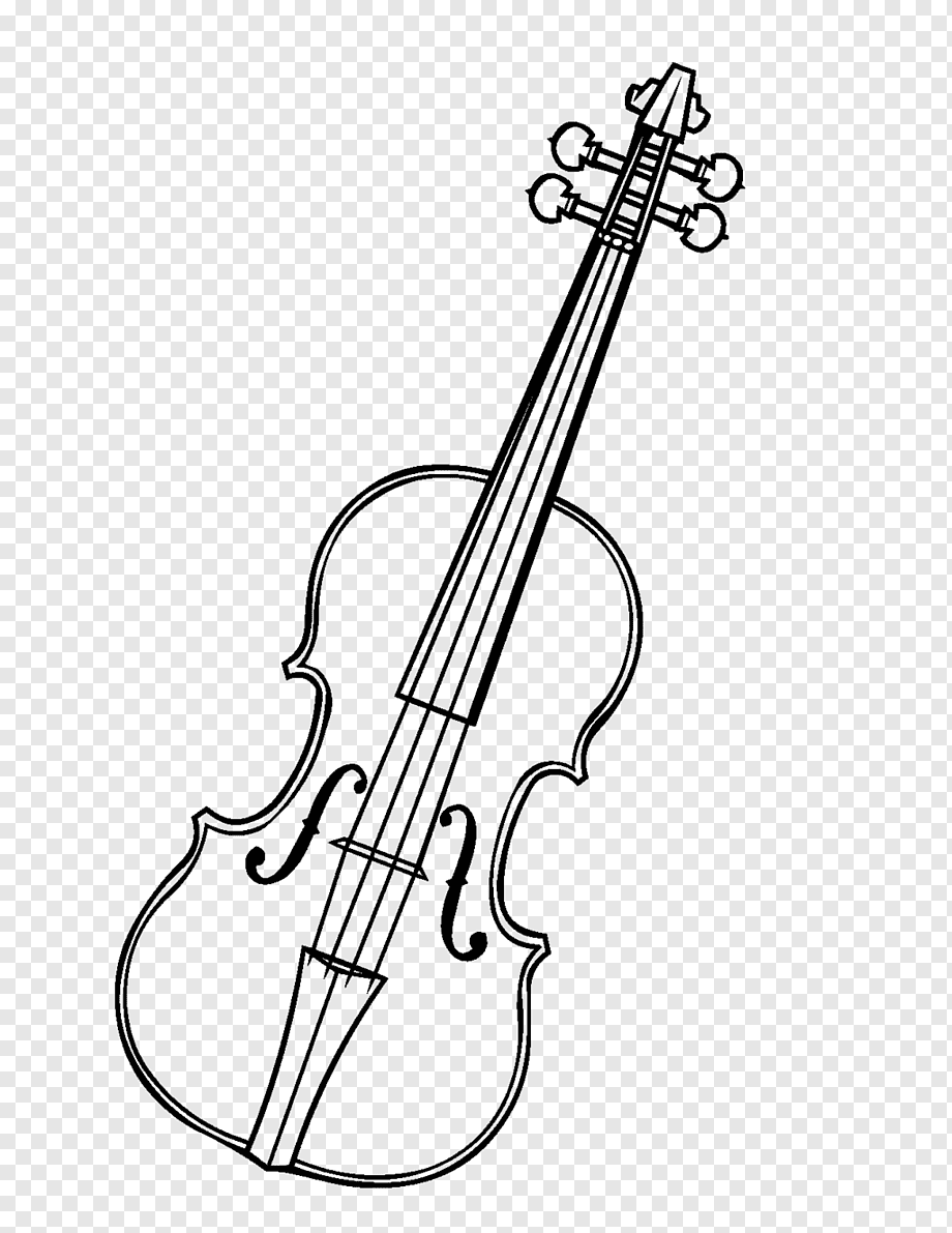 80 Printable Violin Coloring Page 33