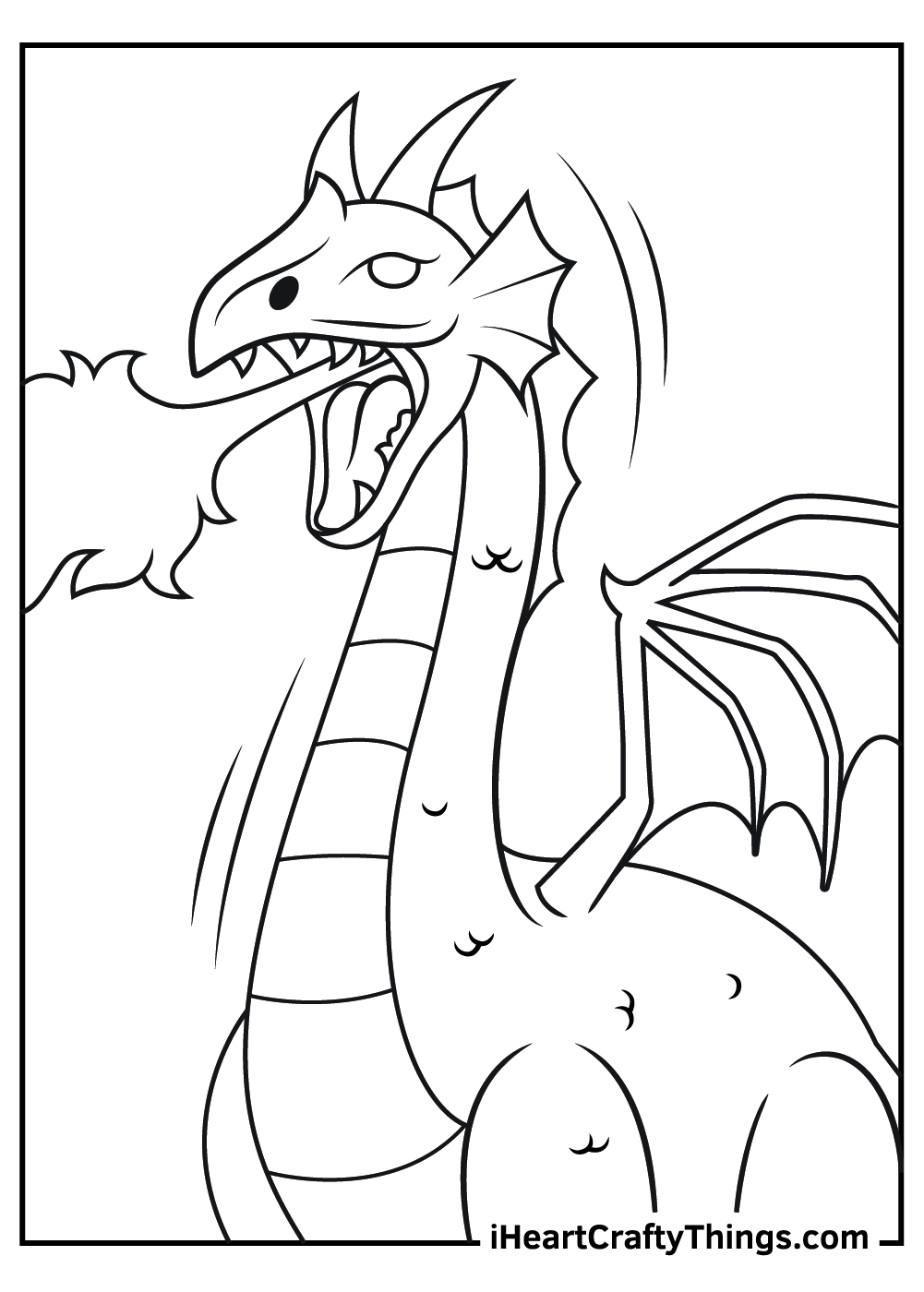 90 Free Printable Coloring Pages Dragons 91