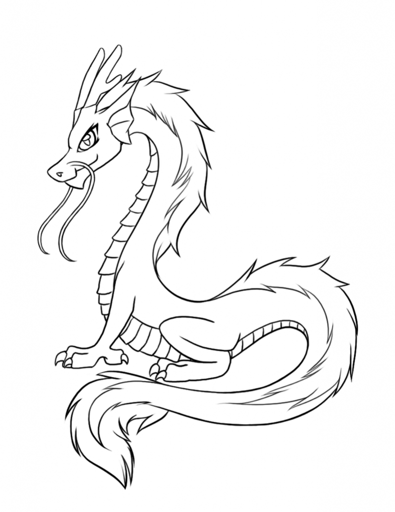 90 Free Printable Coloring Pages Dragons 94