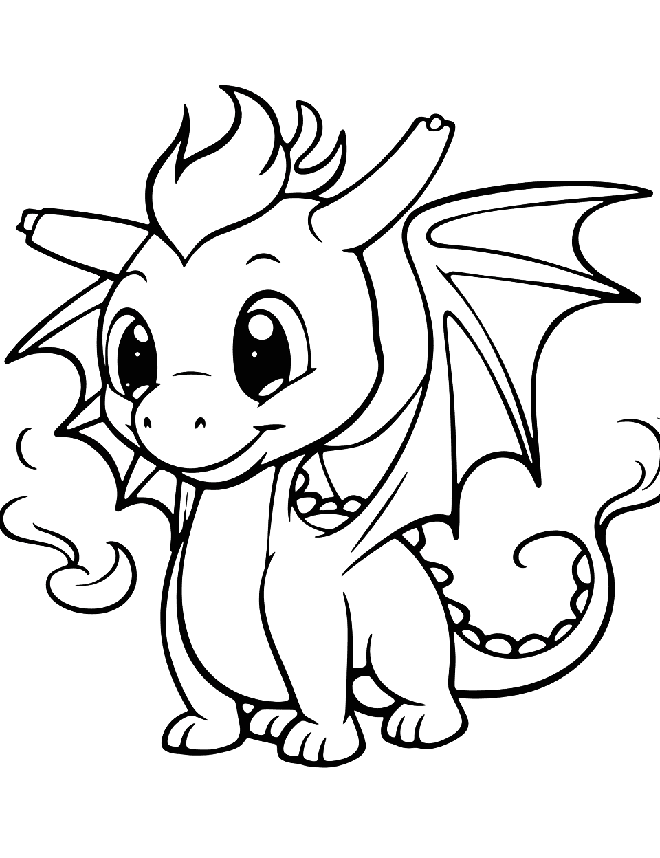 90 Free Printable Coloring Pages Dragons 95