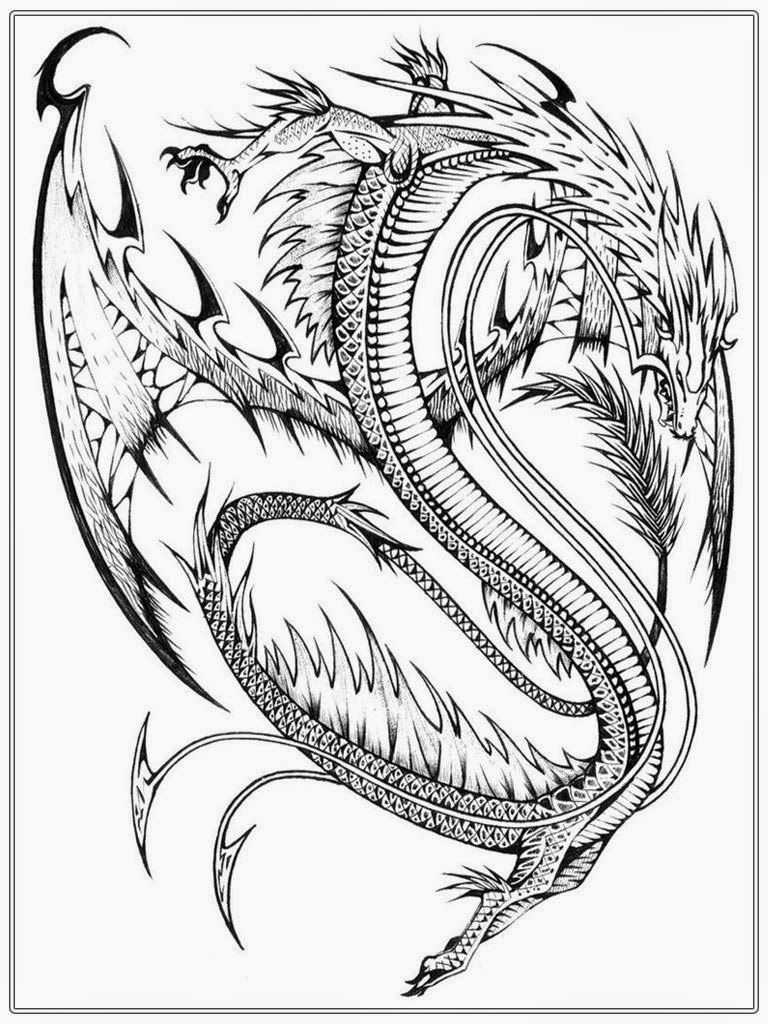 90 Free Printable Coloring Pages Dragons 98