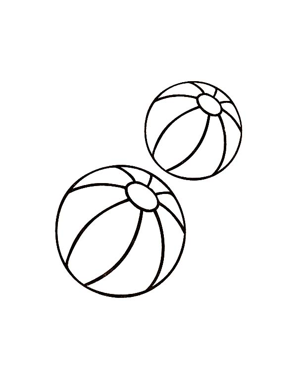 90 Printable Beach Ball Coloring Pages 12