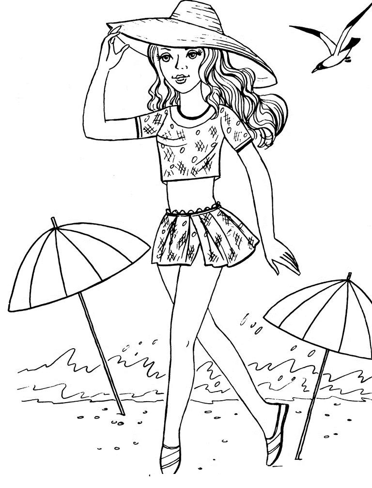 90 Printable Beach Ball Coloring Pages 13