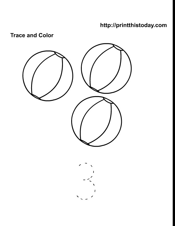 90 Printable Beach Ball Coloring Pages 21