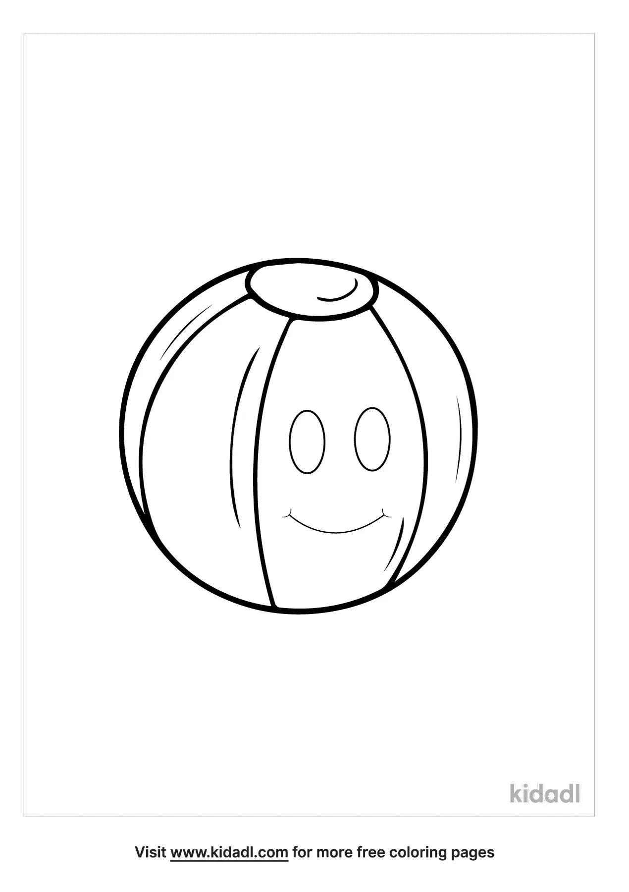 90 Printable Beach Ball Coloring Pages 24