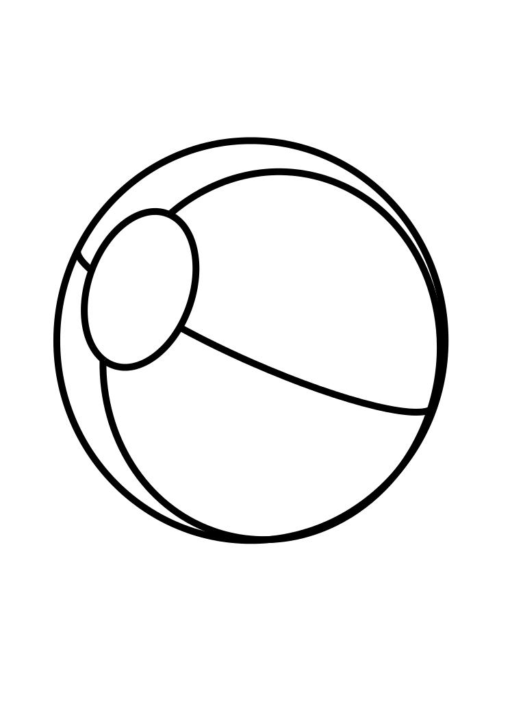 90 Printable Beach Ball Coloring Pages 25