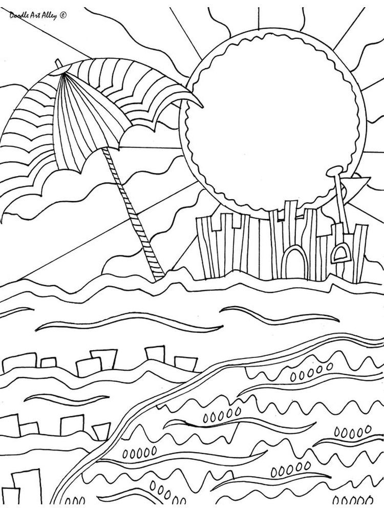 90 Printable Beach Ball Coloring Pages 29