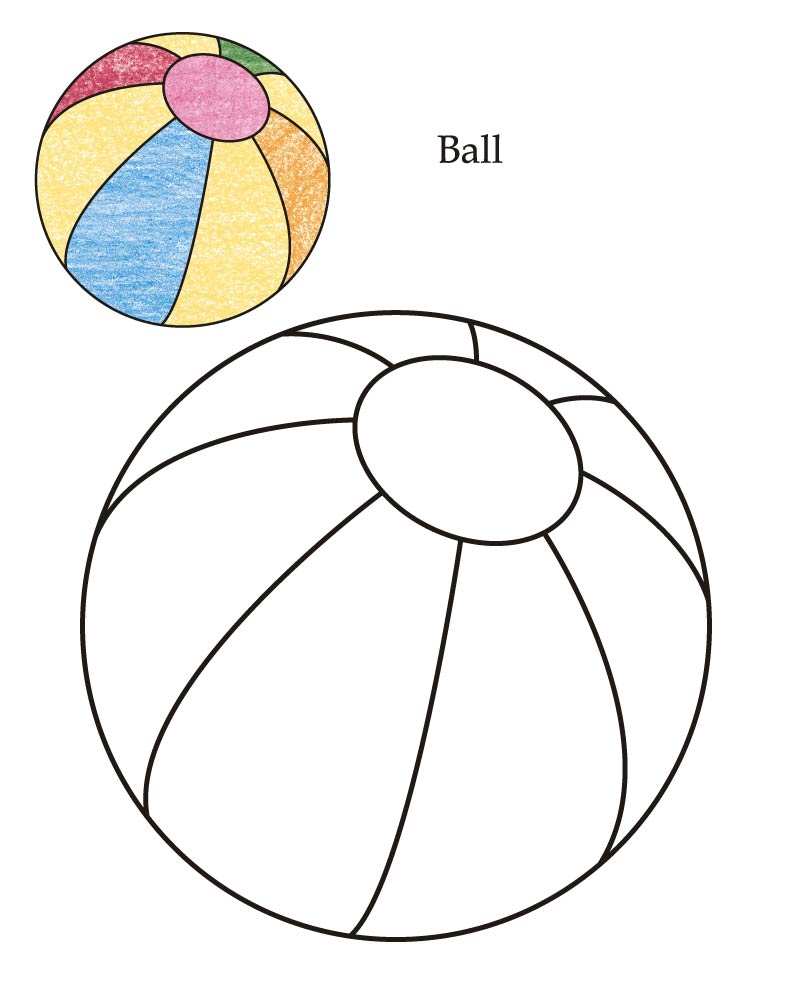 90 Printable Beach Ball Coloring Pages 71