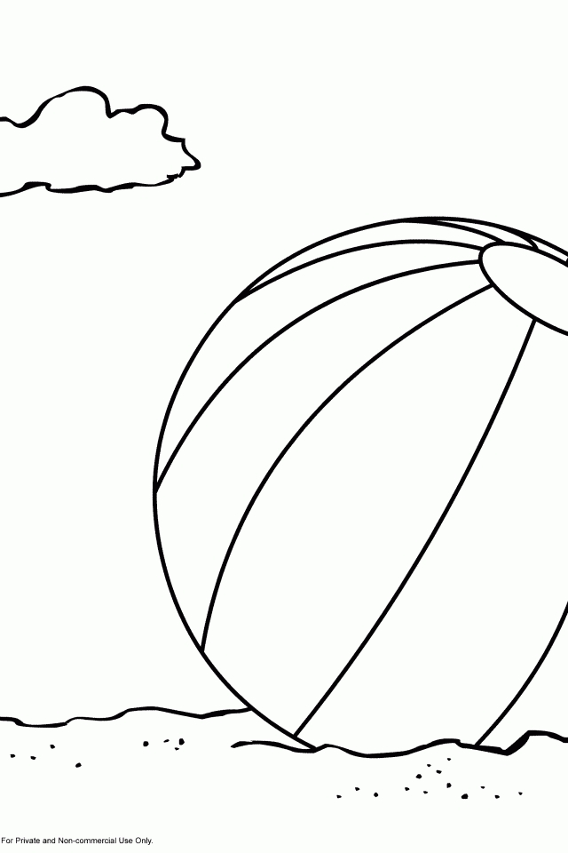 90 Printable Beach Ball Coloring Pages 78