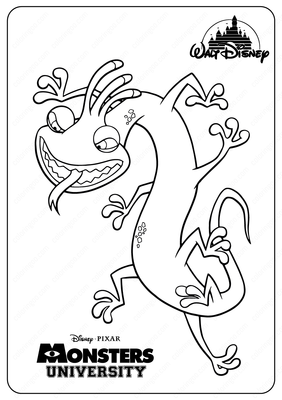 90 Printable Coloring Pages Monsters 64