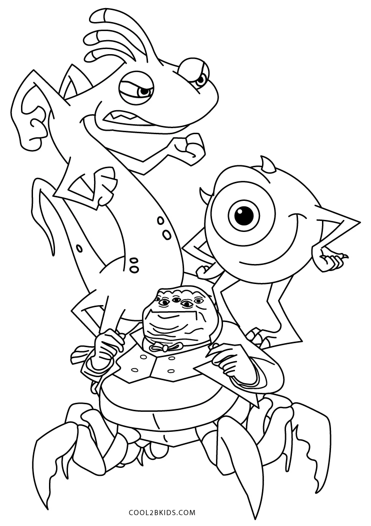 90 Printable Coloring Pages Monsters 66