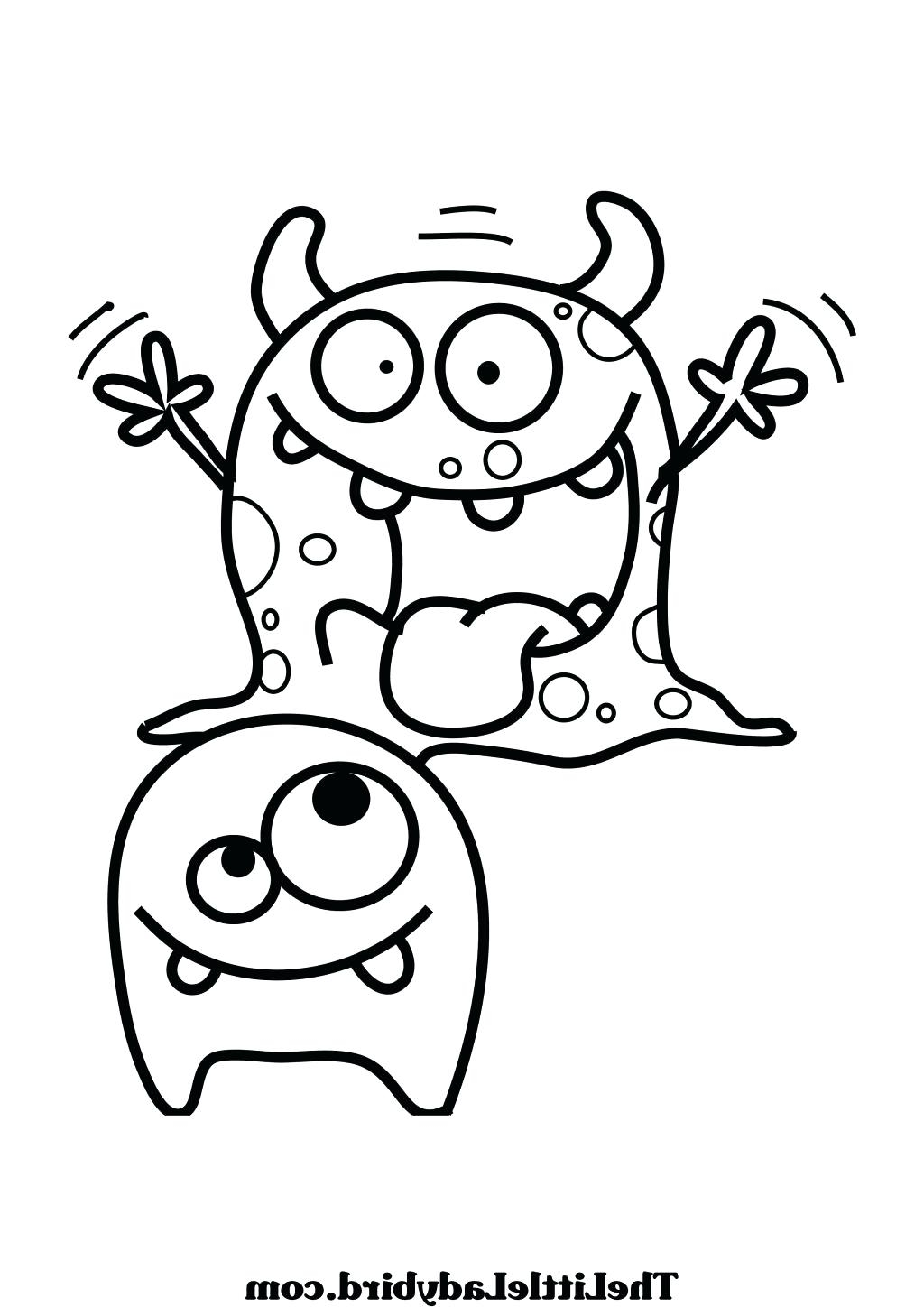 90 Printable Coloring Pages Monsters 68