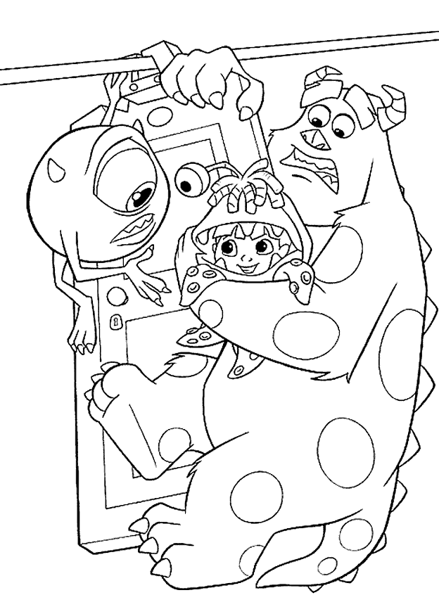 90 Printable Coloring Pages Monsters 70