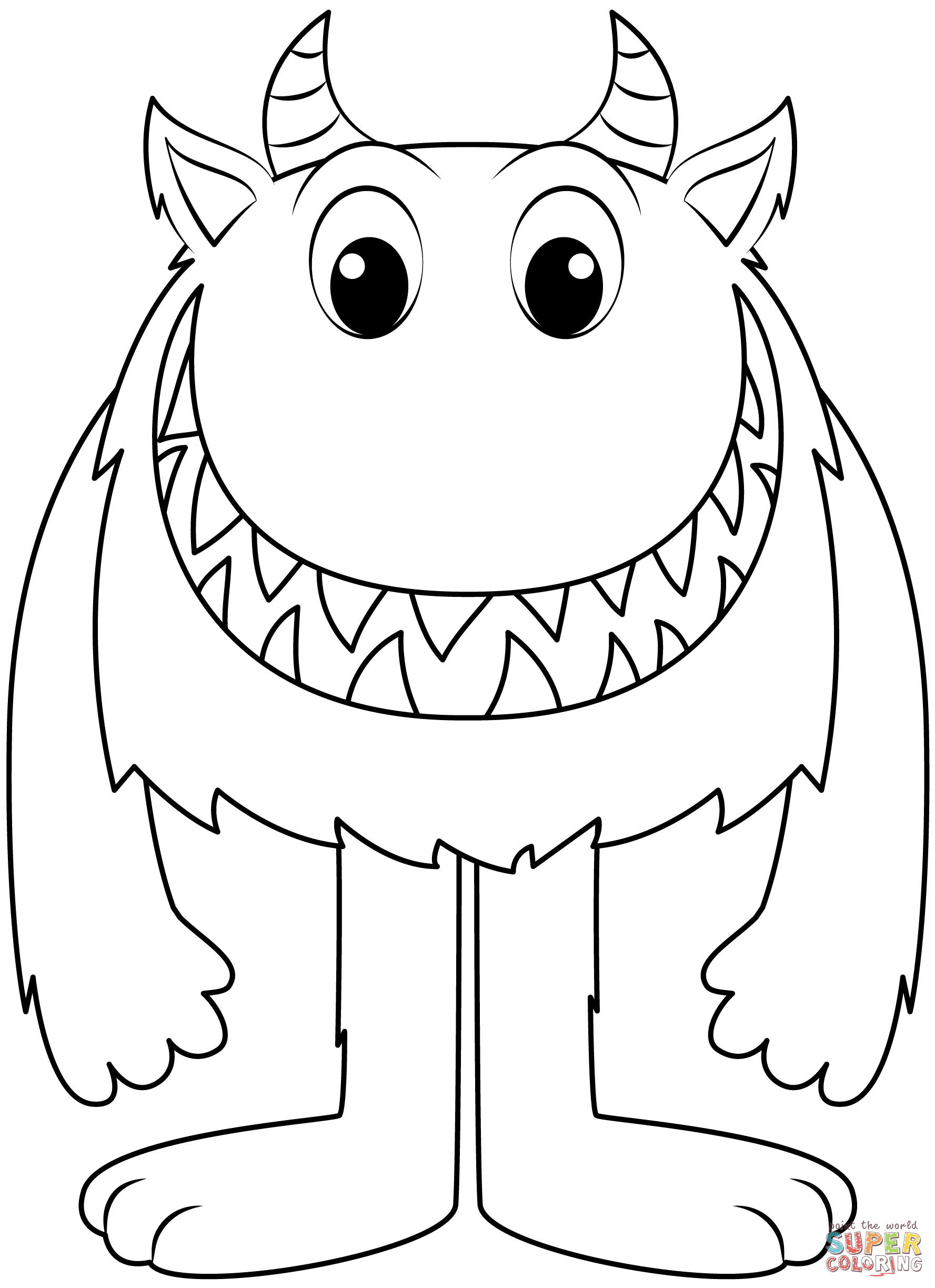 90 Printable Coloring Pages Monsters 97