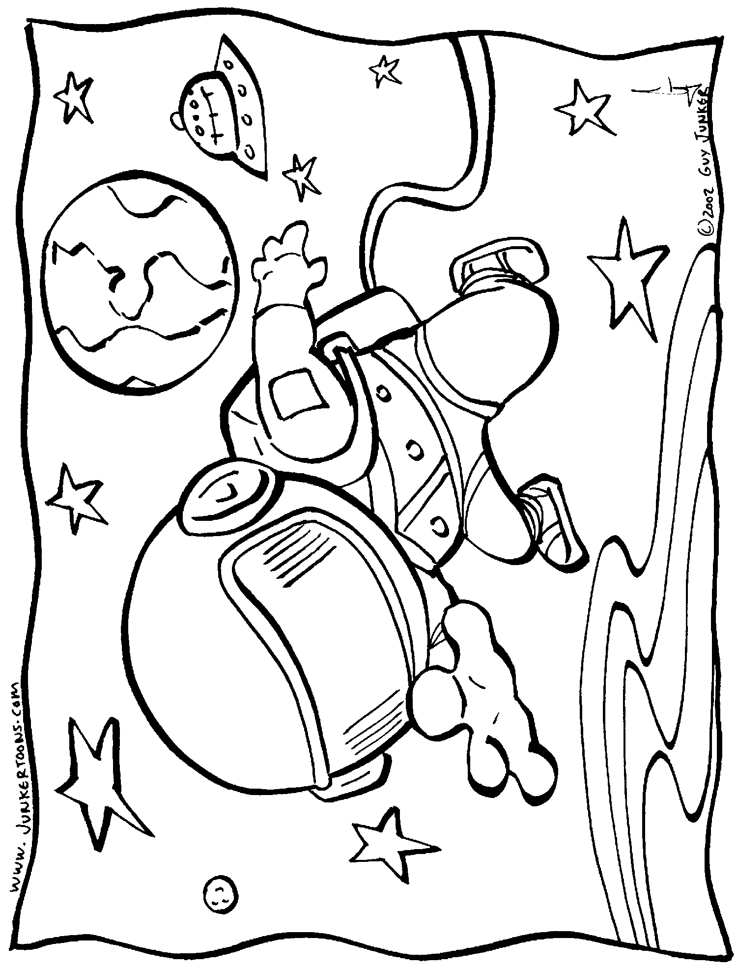 90 Printable Coloring Pages Of Outer Space 10