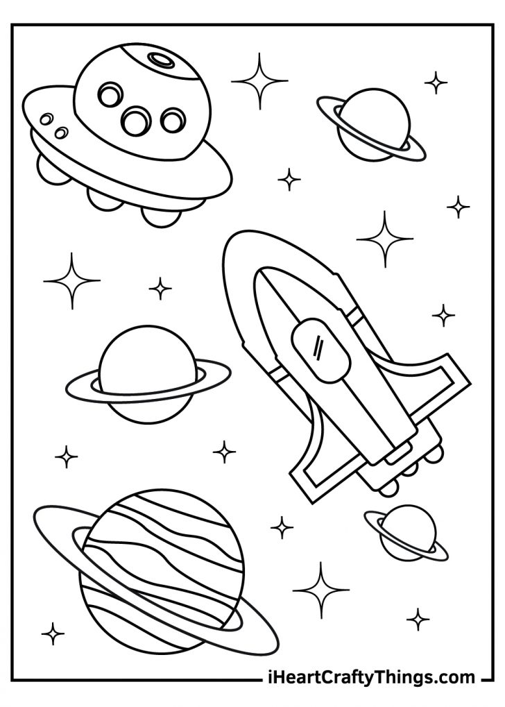 90 Printable Coloring Pages Of Outer Space 11