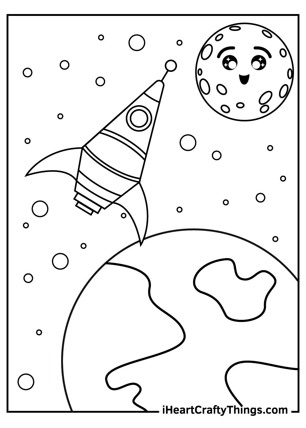 90 Printable Coloring Pages Of Outer Space 19