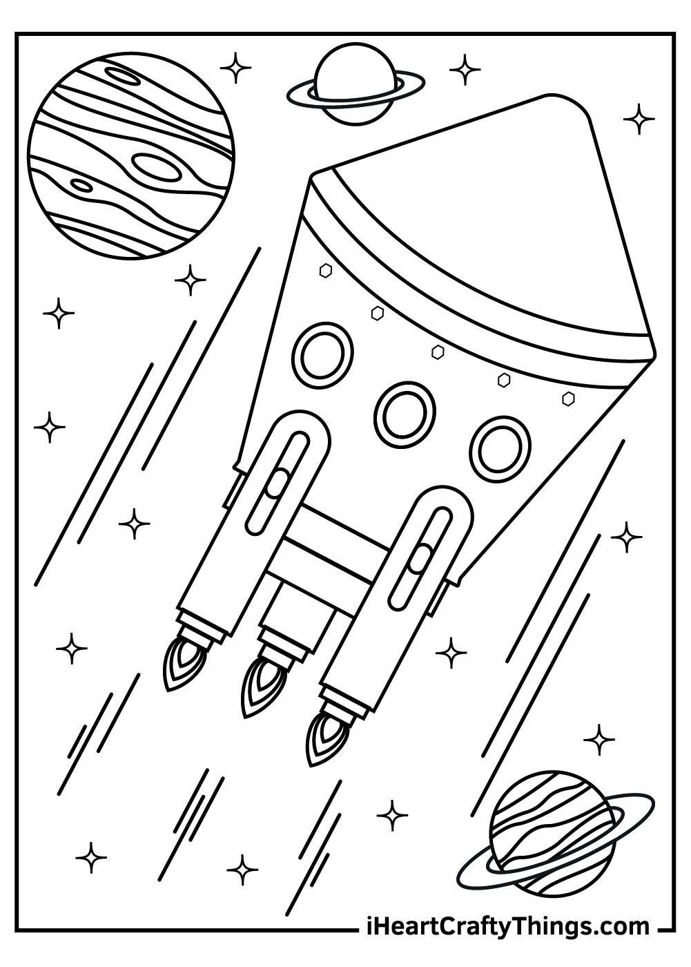 90 Printable Coloring Pages Of Outer Space 39