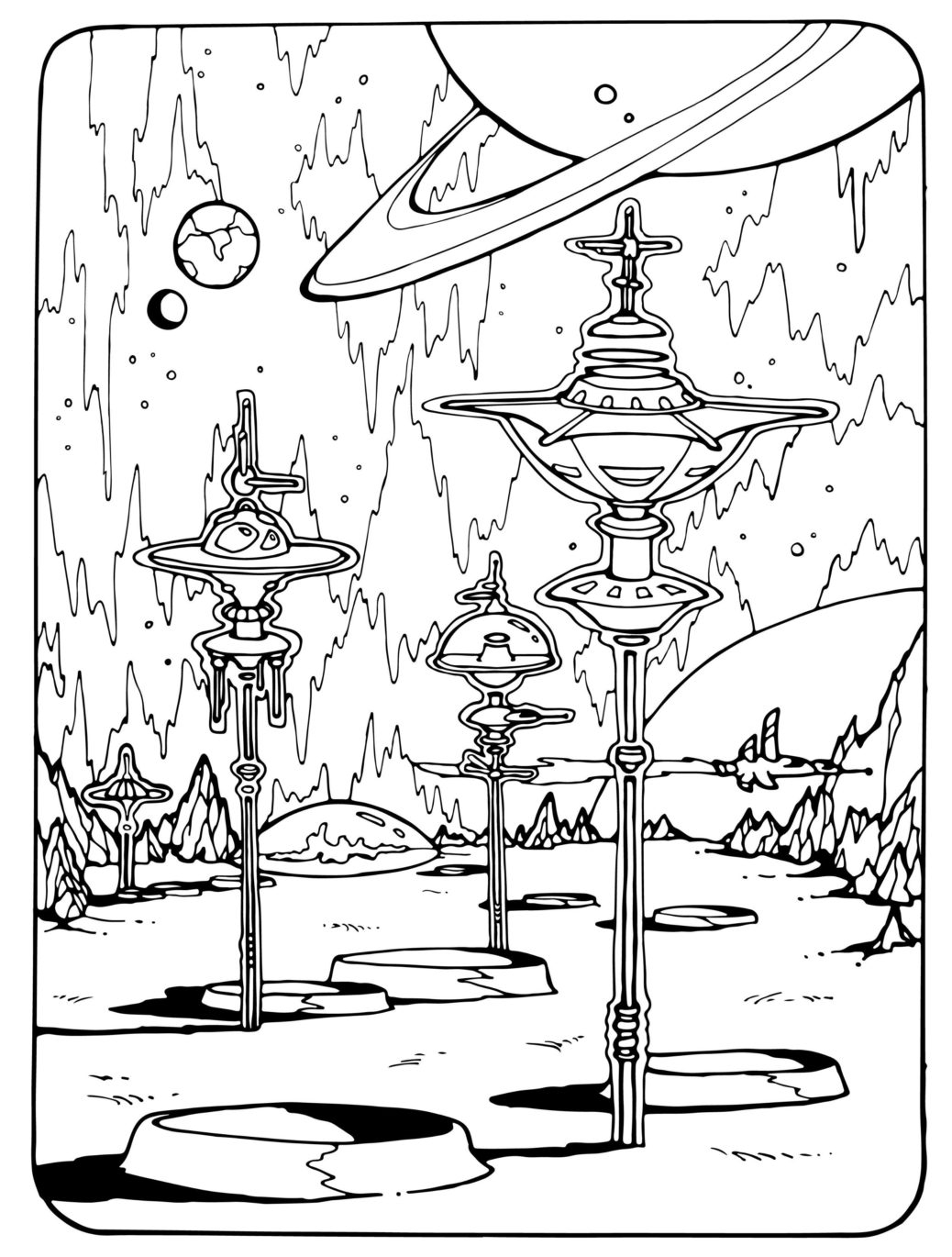 90 Printable Coloring Pages Of Outer Space 45