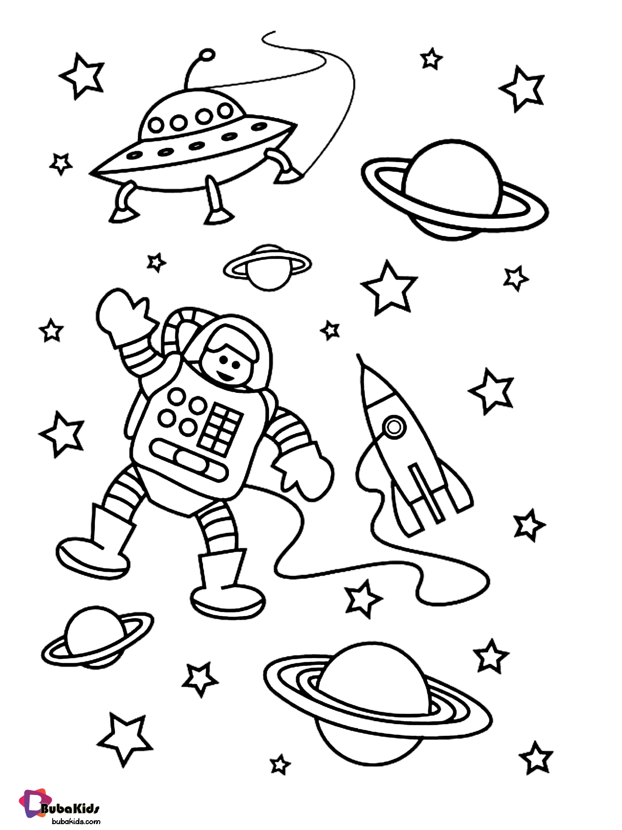 90 Printable Coloring Pages Of Outer Space 57