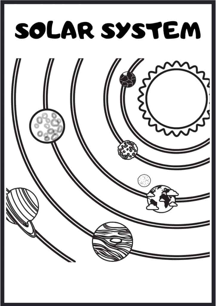 90 Printable Coloring Pages Of Outer Space 58