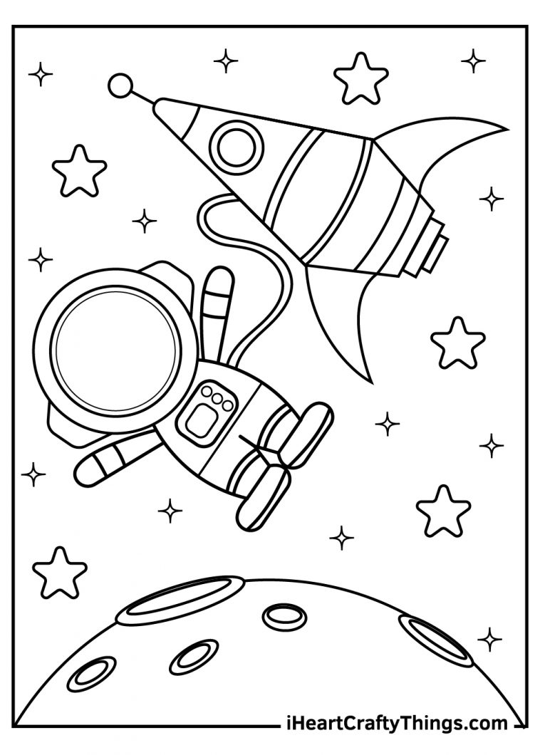 90 Printable Coloring Pages Of Outer Space 62