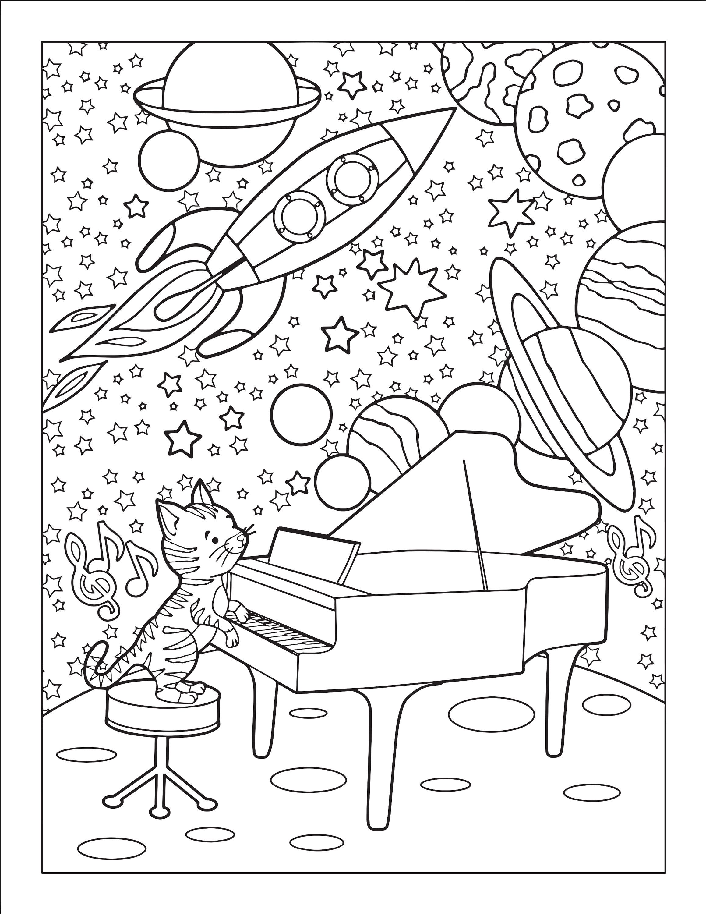 90 Printable Coloring Pages Of Outer Space 63