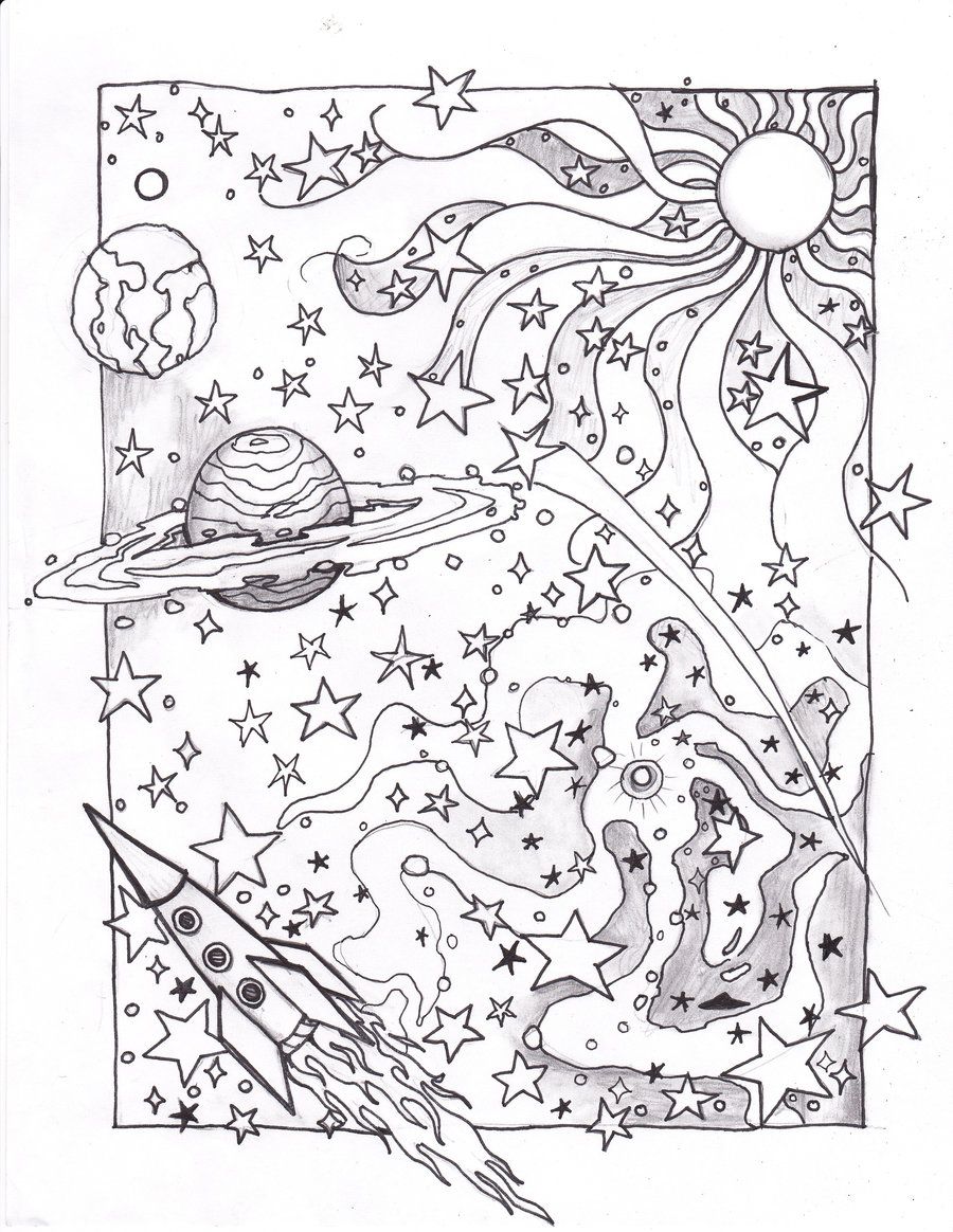 90 Printable Coloring Pages Of Outer Space 75