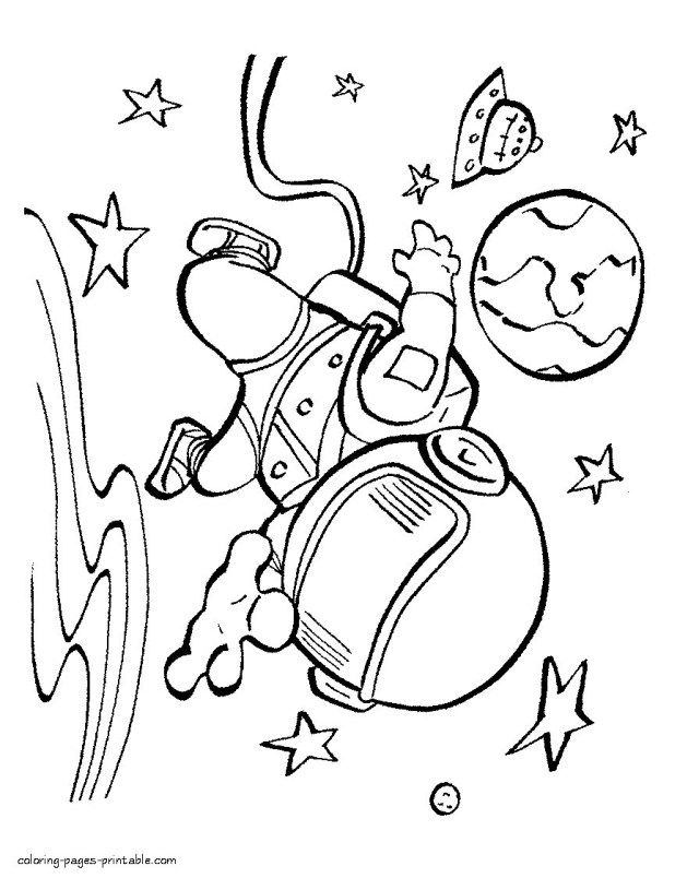 90 Printable Coloring Pages Of Outer Space 76