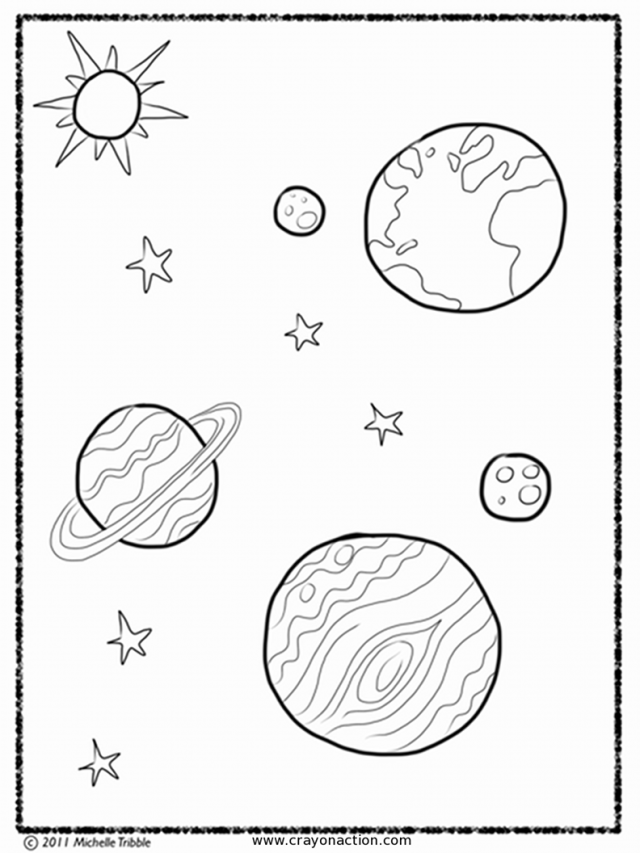 90 Printable Coloring Pages Of Outer Space 77