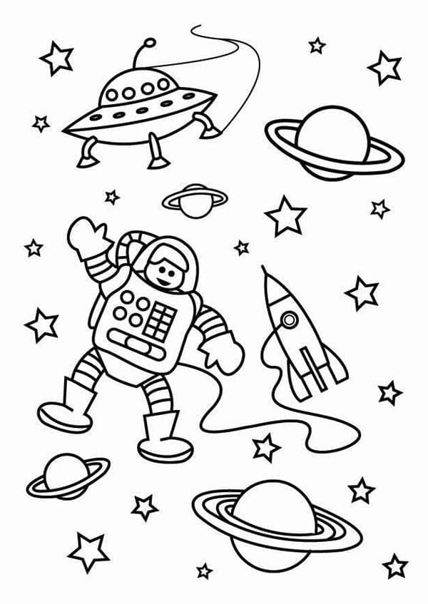 90 Printable Coloring Pages Of Outer Space 78