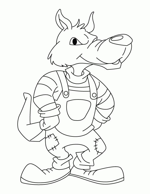 90 Printable Coloring Picture Of A Wolf 44