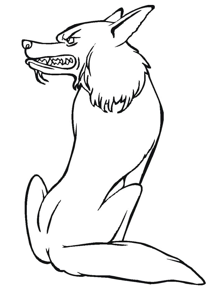 90 Printable Coloring Picture Of A Wolf 45