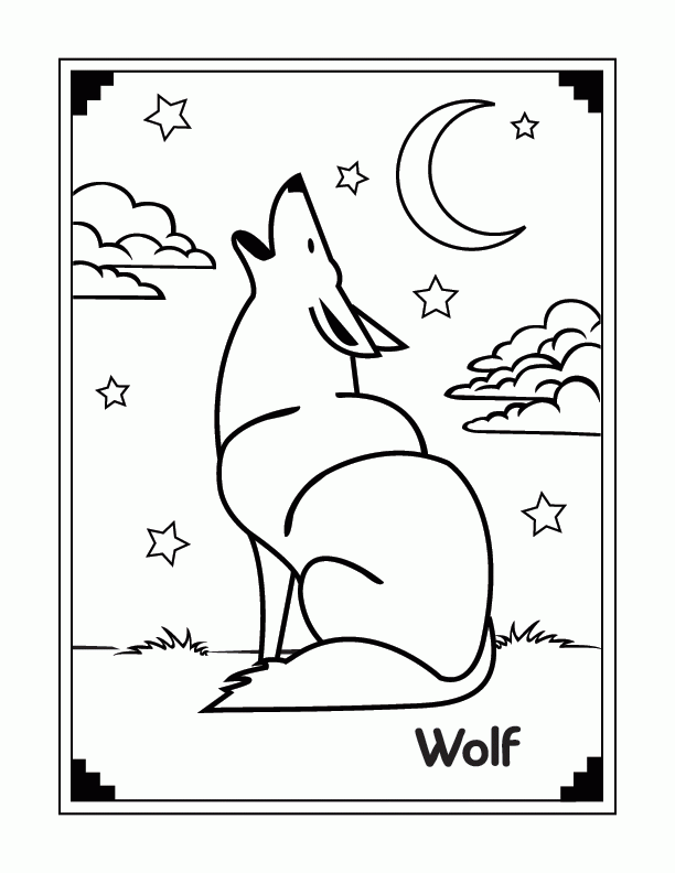 90 Printable Coloring Picture Of A Wolf 51