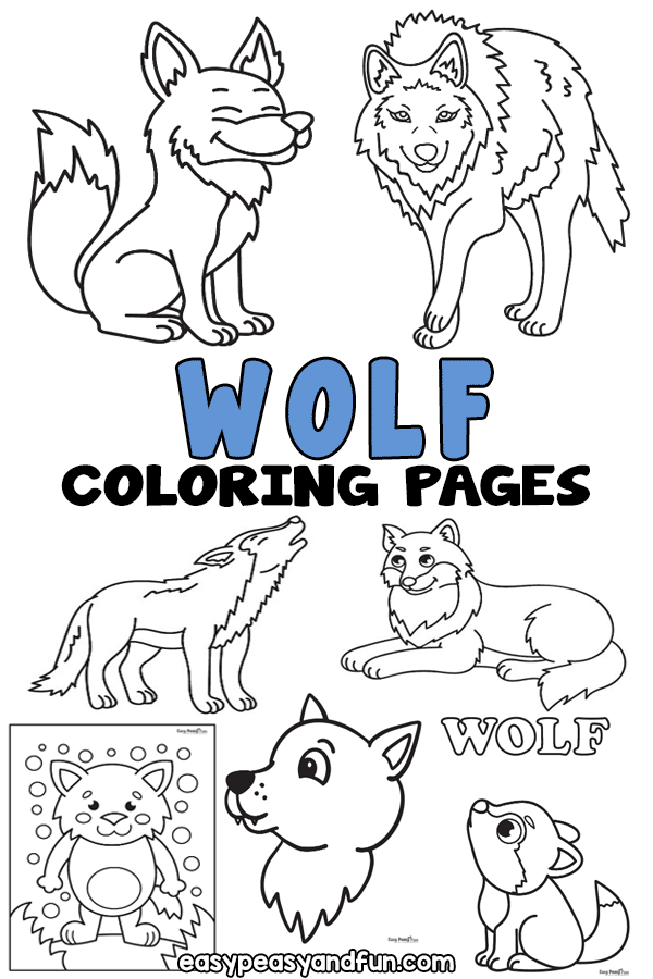 90 Printable Coloring Picture Of A Wolf 52