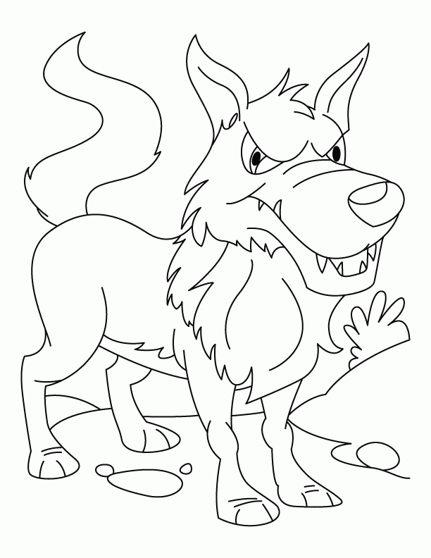 90 Printable Coloring Picture Of A Wolf 55