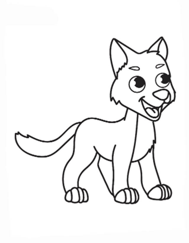 90 Printable Coloring Picture Of A Wolf 57