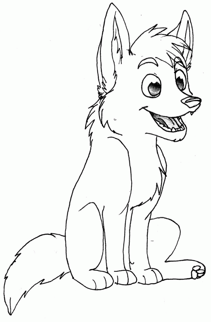 90 Printable Coloring Picture Of A Wolf 76