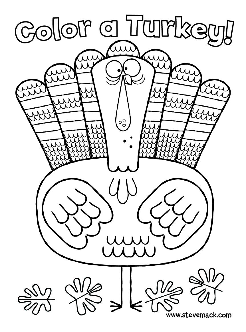 90 Printable Preschool Turkey Coloring Pages 36