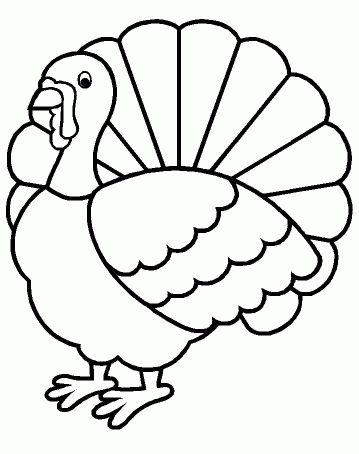 90 Printable Preschool Turkey Coloring Pages 37