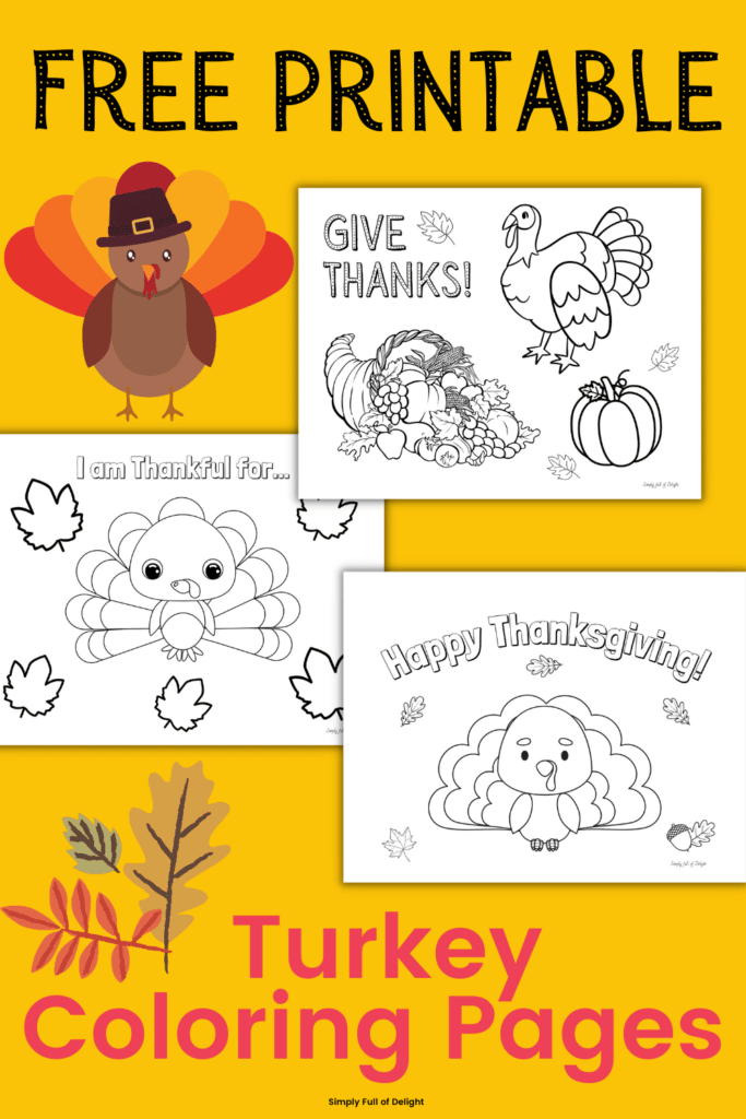 90 Printable Preschool Turkey Coloring Pages 84